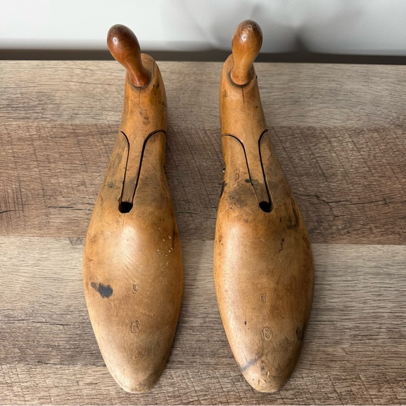 Antique Wooden Shoe Forms Inserts Stretchers Vintage Collectible Cobbler - Picture 6 of 12